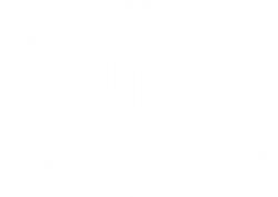 A black and white logo for Vintage Century Farms.